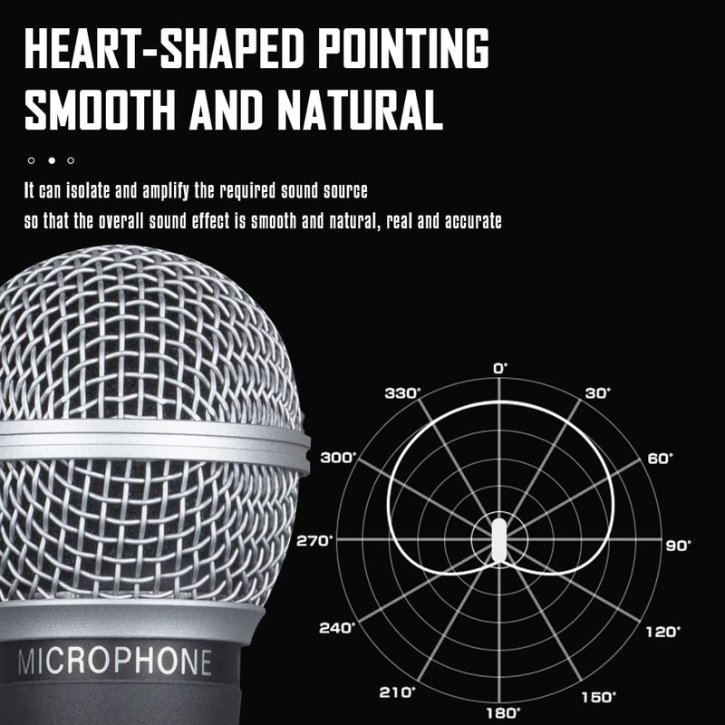 weymic Wm58 Classic Style Dynamic Vocal Instrument with Clean Sound, Metal Body Microphone (not with Cable) - Image 4